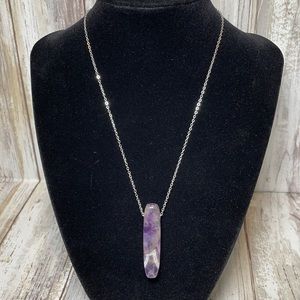 Amethyst Necklace Crystal Healing Tranquility Calm